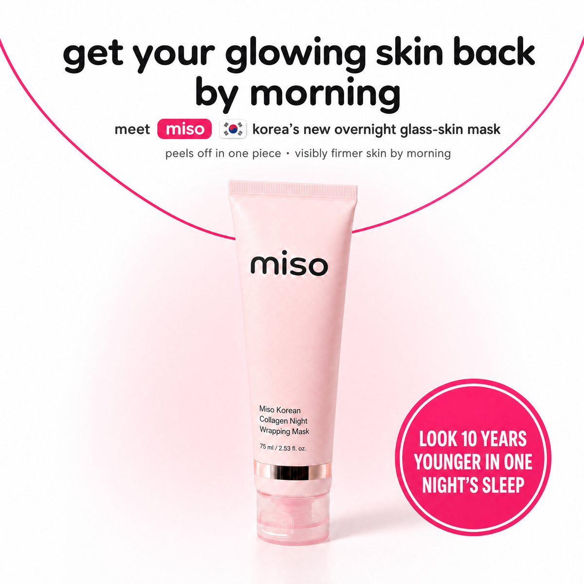 Miso Korean Collagen Night Wrapping Mask